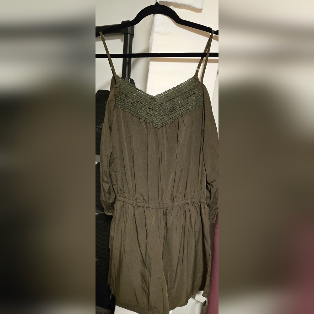 Olive Green Romper